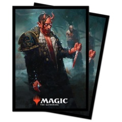 Ultra Pro Kaldheim 100ct Sleeves featuring Tibalt, Cosmic Imposter